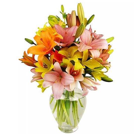 Assorted Lily Bouquet - Floral_Arrangement - Flower Delivery NYC