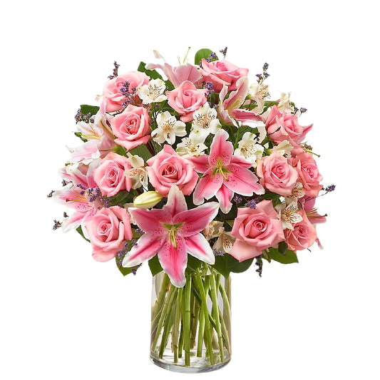 Pink Perfection - Floral_Arrangement - Flower Delivery NYC