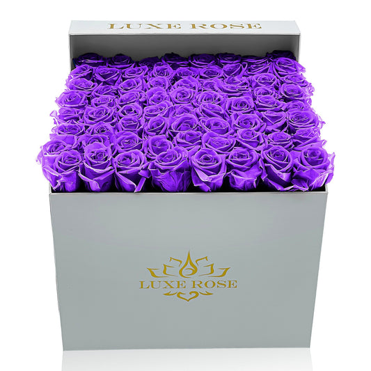Preserved Roses Large Box | Purple - Floral_Arrangement - Flower Delivery NYC