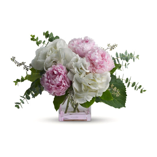 Soft Pink Peony Bouquet - Floral_Arrangement - Flower Delivery NYC