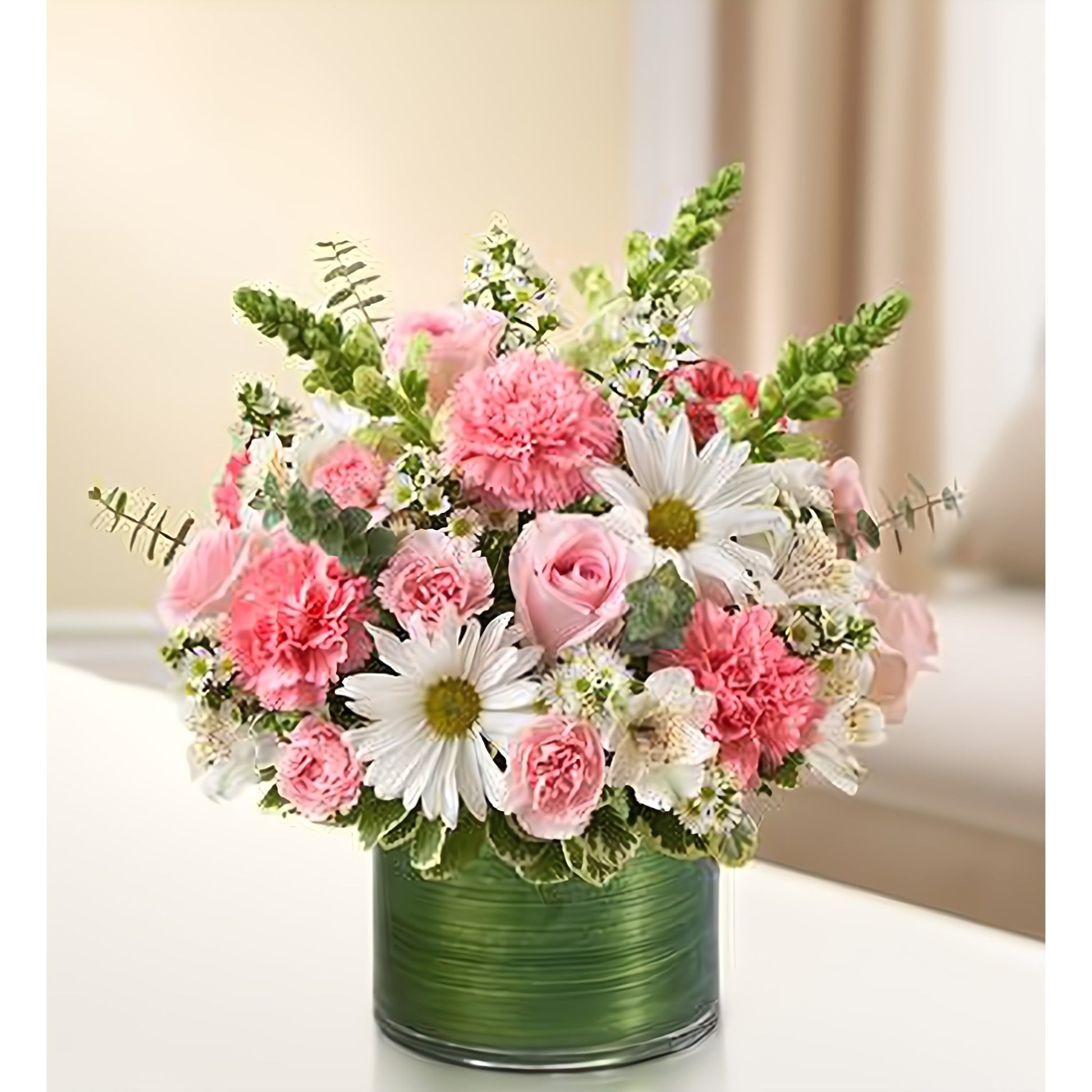 Cherished Memories - Pink and White - Floral_Arrangement - Flower Delivery NYC