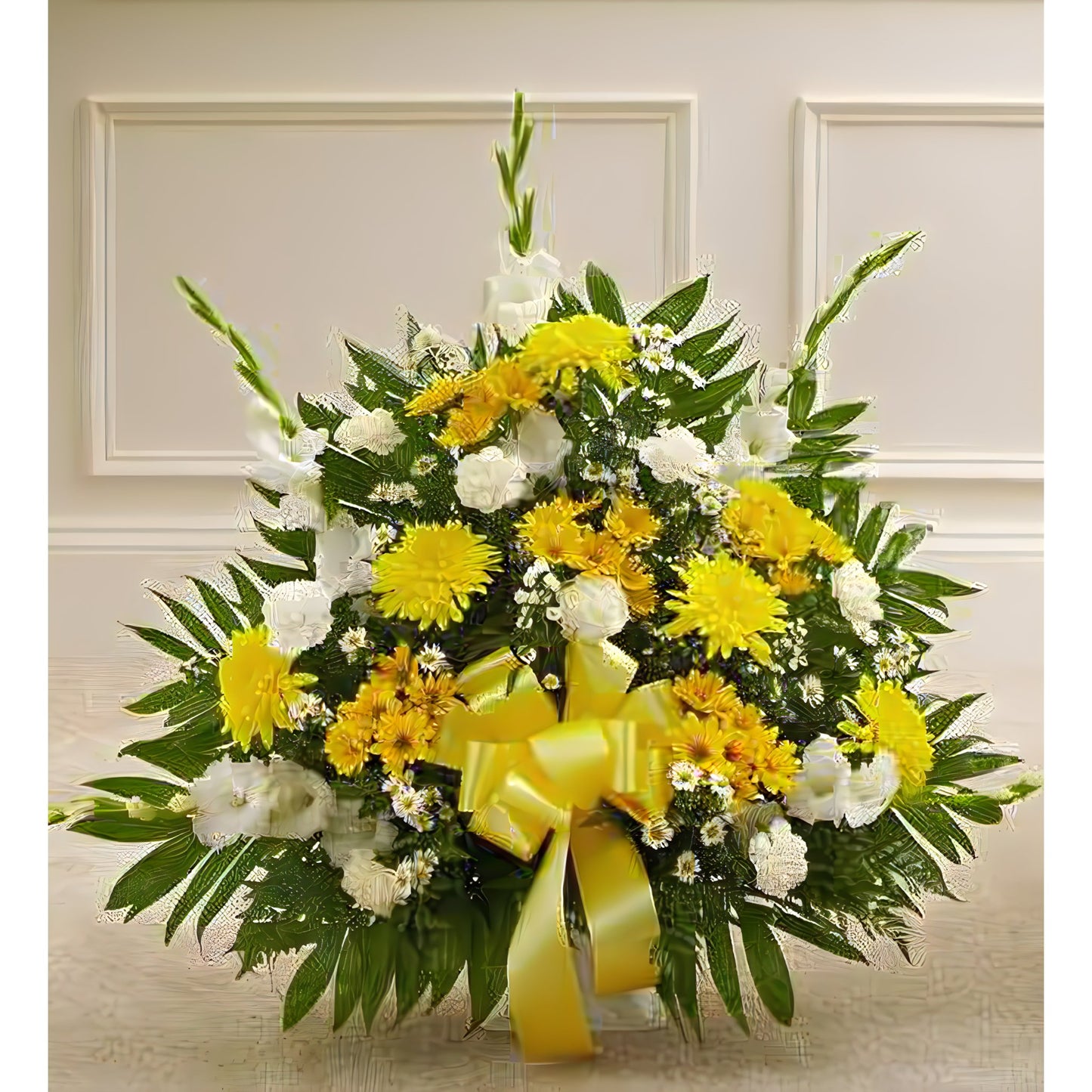 Heartfelt Tribute Floor Basket Arrangement - Floral_Arrangement - Flower Delivery NYC