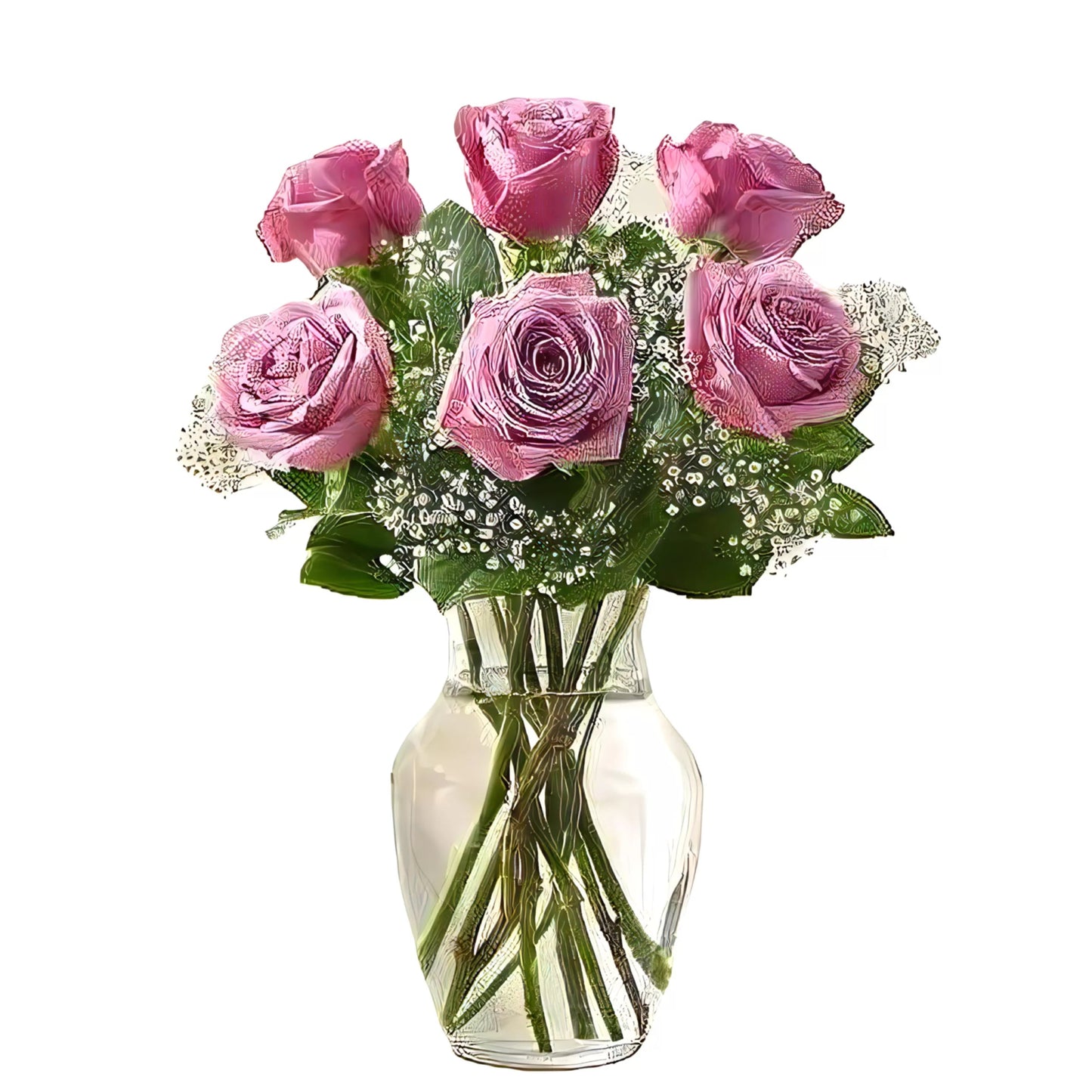 Love's Embrace Roses - Purple - Floral_Arrangement - Flower Delivery NYC