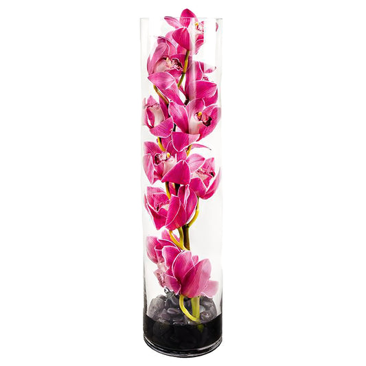 Pink Cymbidium Orchid Tower - Floral_Arrangement - Flower Delivery NYC