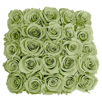 Preserved Roses Small Box | Green - Floral_Arrangement - Flower Delivery NYC