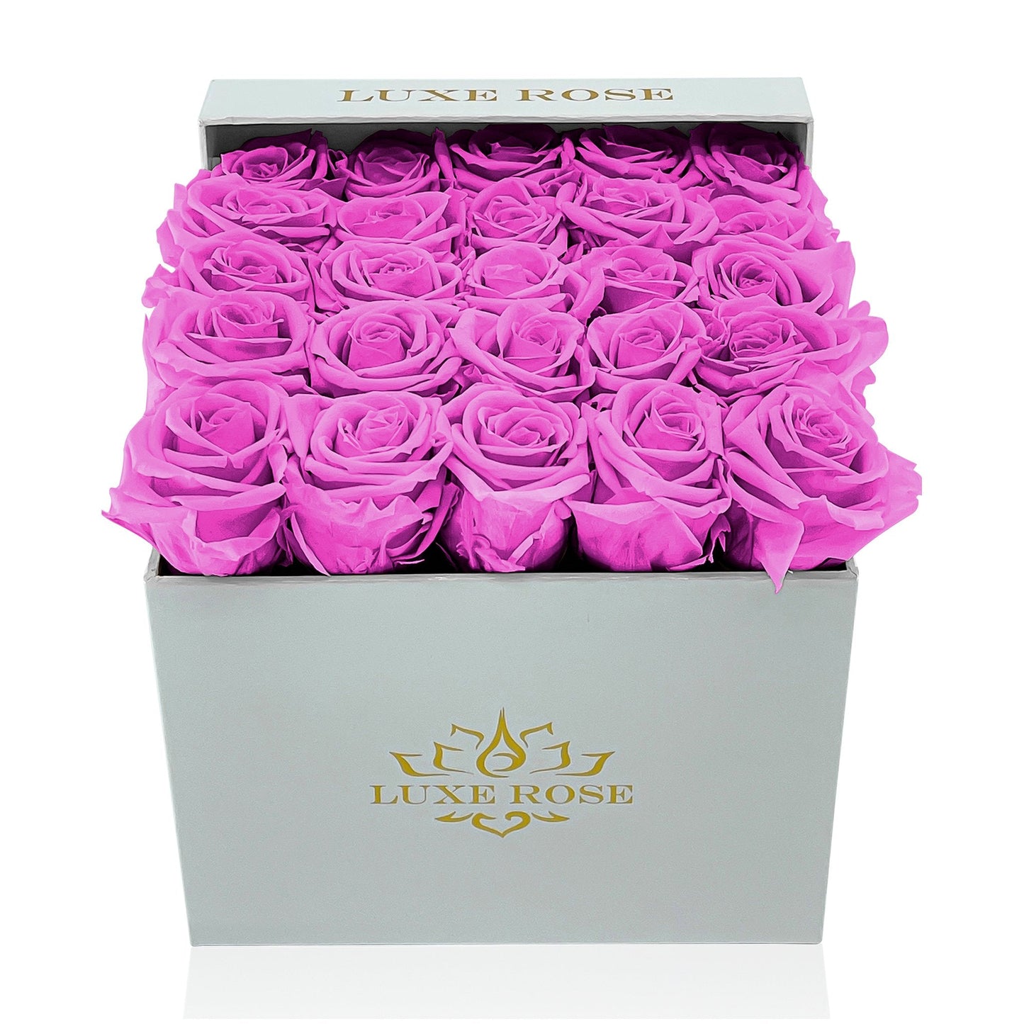 Preserved Roses Small Box | Hot Pink - Floral_Arrangement - Flower Delivery NYC