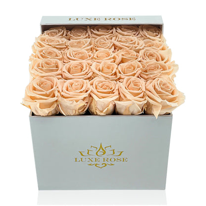 Preserved Roses Small Box | Peach - Floral_Arrangement - Flower Delivery NYC