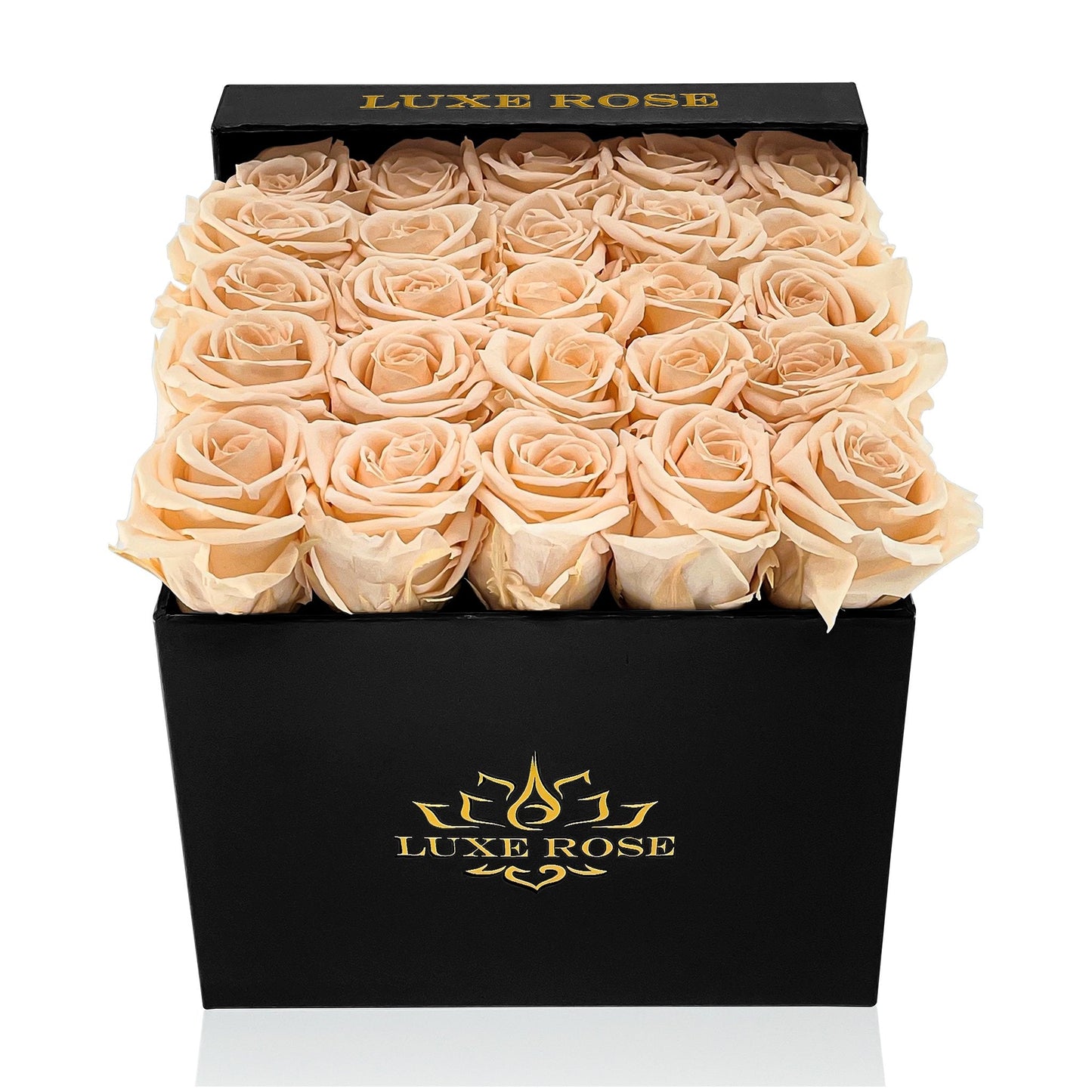 Preserved Roses Small Box | Peach - Floral_Arrangement - Flower Delivery NYC