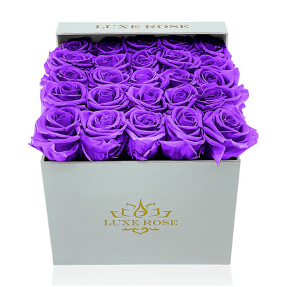 Preserved Roses Small Box | Purple - Floral_Arrangement - Flower Delivery NYC
