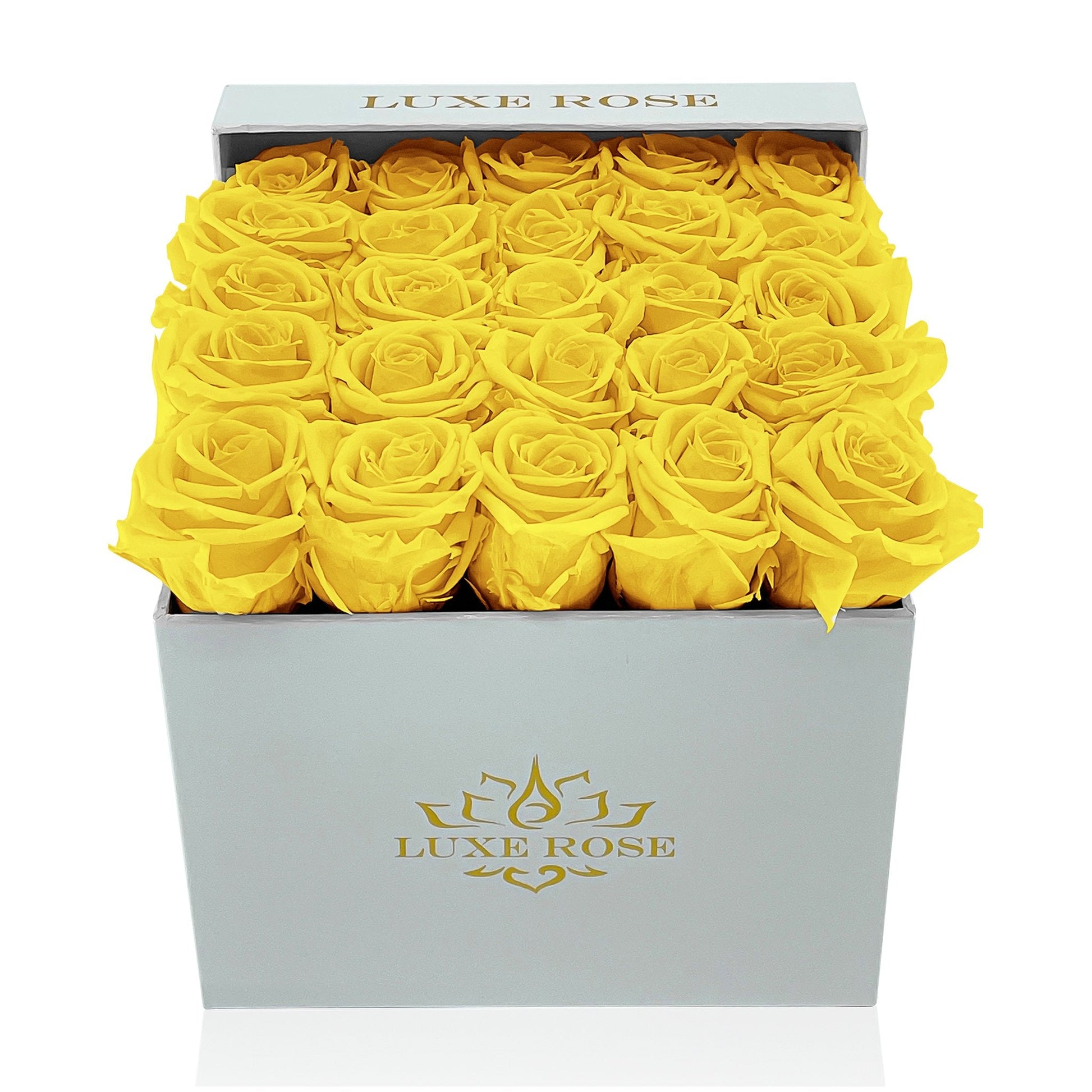 Preserved Roses Small Box | Yellow - Floral_Arrangement - Flower Delivery NYC