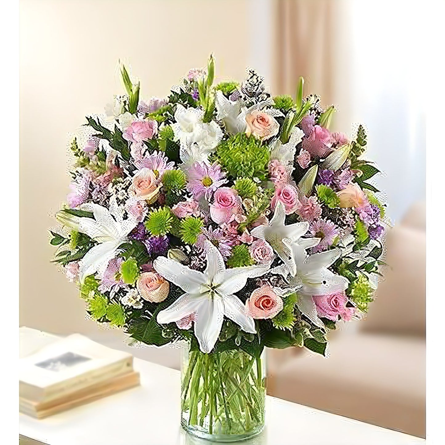 Sincerest Sorrow - Multicolor Pastel - Floral_Arrangement - Flower Delivery NYC