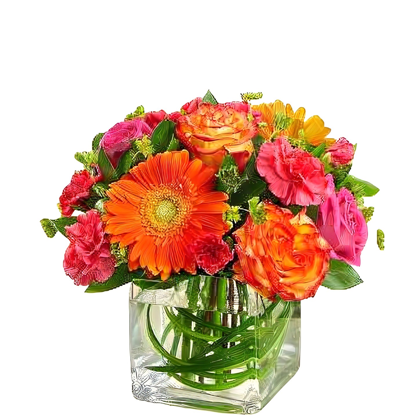 Sunset Passion - Floral_Arrangement - Flower Delivery NYC