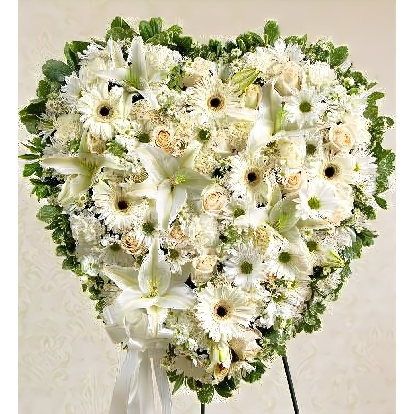 White Heart - Floral_Arrangement - Flower Delivery NYC